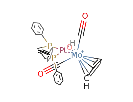 1,2-bis(diphenylphosphino)ethane hydridoplatinum molybdenum cyclopentadiene (CO)3
