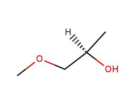 Molecular Structure of 4984-22-9 ((R)-(-)-1-METHOXY-2-PROPANOL)