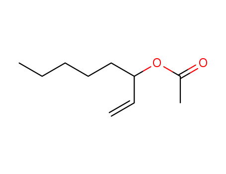 Molecular Structure of 2442-10-6 (1-Octen-3-yl acetate)