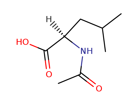 19764-30-8,N-Acetyl-D-leucine,Leucine,N-acetyl-, D- (8CI);2-(Acetylamino)-4-methylpentanoic acid;