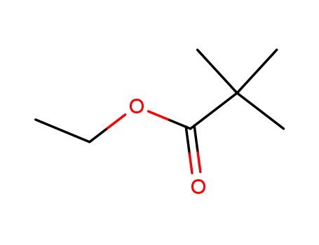 Molecular Structure of 3938-95-2 (Ethyl trimethylacetate)