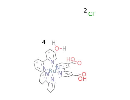 [4,4'-dicarboxy-2,2'-bipyridine]bis(2,2'-bipyridine)ruthenium(II) dichloride tetrahydrate