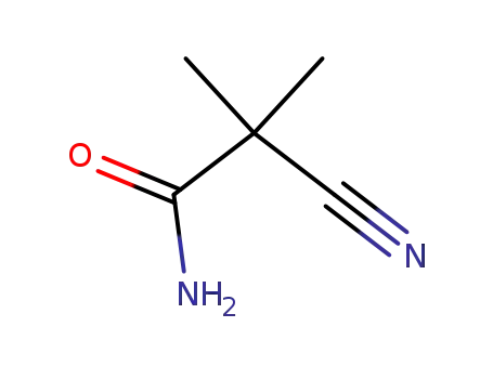 Molecular Structure of 7505-93-3 (2-Cyano-2-MethylpropanaMide)