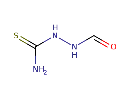 Molecular Structure of 2302-84-3 (1-formylthiosemicarbazide)
