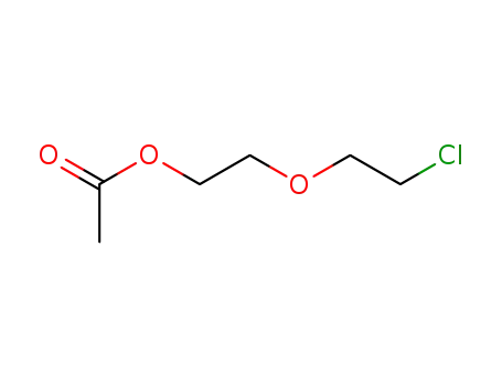 Molecular Structure of 14258-40-3 (2-(2-Chloro ethoxy) Ethyl acetate)