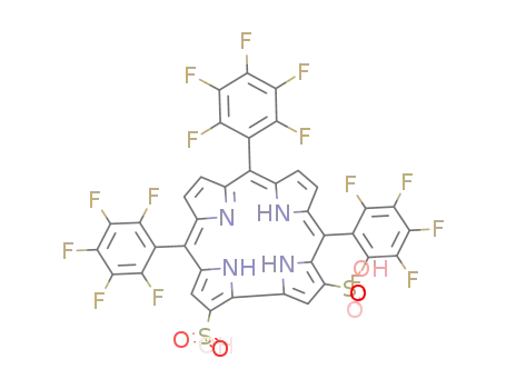 C19H9N4(C6F5)3(SO2OH)2