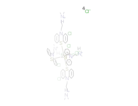 Zn(C6H4SN((CH2)3NH(CH3)2)C6H3Cl)4Cl2(4+)*4Cl(1-)=[Zn(C6H4SN((CH2)3NH(CH3)2)C6H3Cl)4Cl2]Cl4