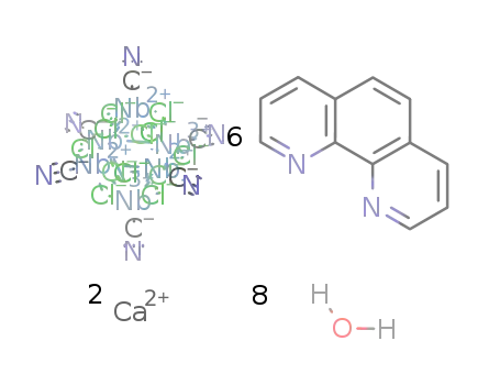 [Ca(1,10-phenanthroline)2(H2O)2]2[Nb6Cl12(CN)6]*(1,10-phenanthroline)2*4H2O