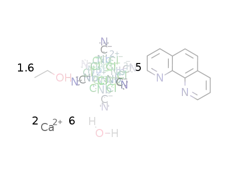 [Ca(1,10-phenanthroline)2(H2O)3]2[Nb6Cl12(CN)6]*(1,10-phenanthroline)*1.6(EtOH)