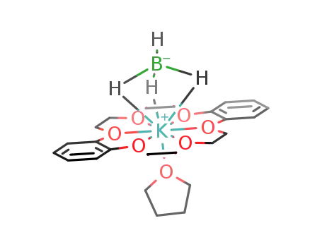 (borohydrido)(1,4,7,10,13,16-hexaoxa-2,3:11,12-dibenzocyclooctadeca-2,11-diene-κ(6)O)(tetrahydrofuran)potassium