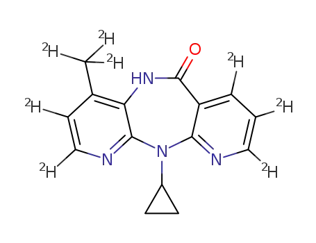 d8-11-cyclopropyl-4-methyl-5H-dipyrido[3,2-b:2',3'-e][1,4]diazepin-6(11H)-one
