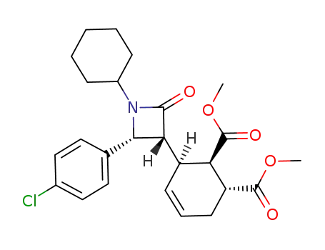 3-[2-(4-chlorophenyl)-1-cyclohexyl-4-oxoazetidin-3-yl]cyclohex-3-ene-1,2-dicarboxylic acid dimethyl ester