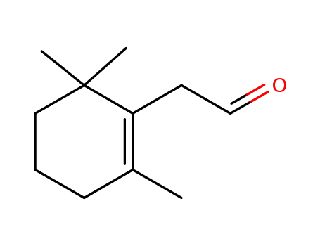 Molecular Structure of 472-66-2 (2,6,6-Trimethyl-1-cyclohexene-1-acetaldehyde)