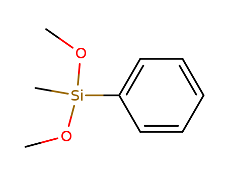 3027-21-2,Dimethoxymethylphenylsilane,Silane,dimethoxymethylphenyl- (6CI,7CI,8CI,9CI);Dimethoxymethylphenylsilane;Dimethoxyphenylmethylsilane;Methylphenyldimethoxysilane;NSC 93924;Phenylmethyldimethoxysilane;SM 2;SM 2 (silane);Z 6073;