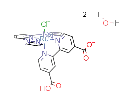 [Ru(2,6-bis(1-pyrazolyl)pyridine)(2,2'-bipyridine-4,4'-dicarboxylic acid-H)Cl]*2H2O