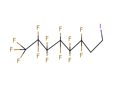 Molecular Structure of 2043-57-4 (1,1,1,2,2,3,3,4,4,5,5,6,6-Tridecafluoro-8-iodooctane)