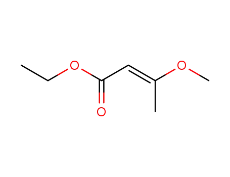 Molecular Structure of 22157-27-3 (2-Butenoic acid,3-methoxy-, ethyl ester, (2E)-)