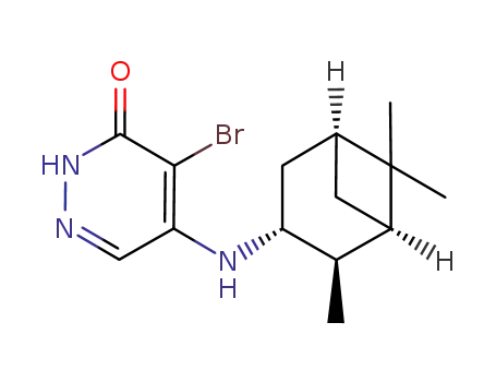 4-bromo-5-[(1R,2R,3R,5S)-2,6,6-trimethylbicyclo[3.1.1]hept-3-ylamino]pyridazin-3(2H)-one