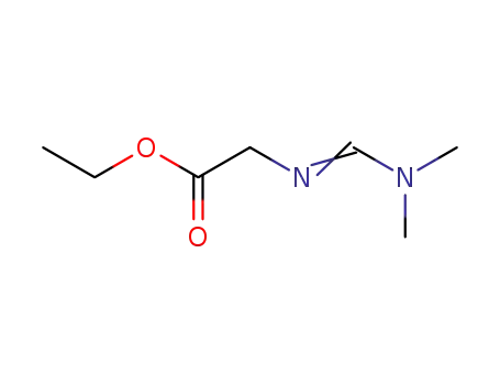 Molecular Structure of 30766-78-0 (Glycine, N-[(dimethylamino)methylene]-, ethyl ester)