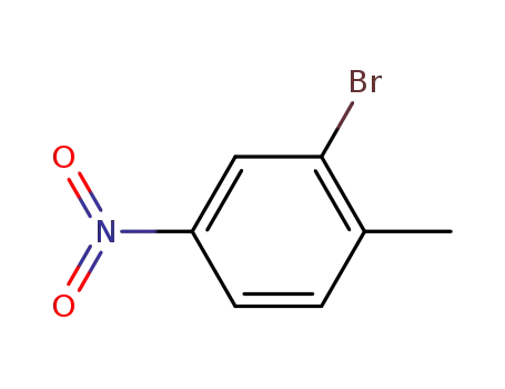 Molecular Structure of 7745-93-9 (2-Bromo-4-nitrotoluene)