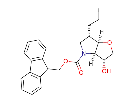 (3R,3aR,6S,6aR)-(9H-fluoren-9-yl)methyl 3-hydroxy-6-propyltetrahydro-2H-furo[3,2-b]pyrrole-4(5H)-carboxylate