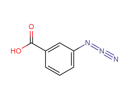 Molecular Structure of 1843-35-2 (3-Azidobenzoic Acid)