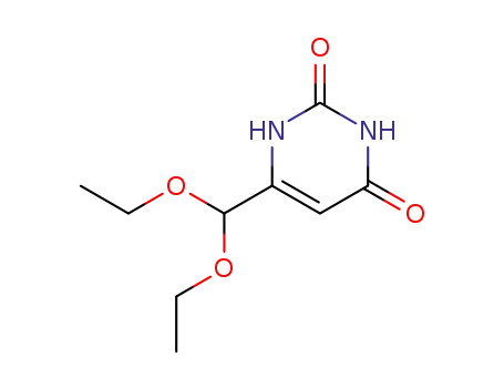 Molecular Structure of 16953-48-3 (6-(Diethoxymethyl)uracil)