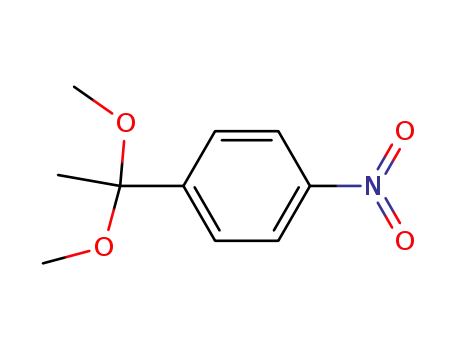 Molecular Structure of 53577-98-3 (Benzene, 1-(1,1-dimethoxyethyl)-4-nitro-)