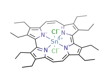 trans-dichloro(2,3,6,7,12,13,16,17-octaethylporphycenato)tin(IV)