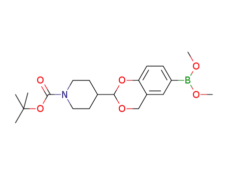 tert-butyl 4-[6-(dimethoxyboryl)-4H-1,3-benzodioxin-2-yl]piperidine-1-carboxylate