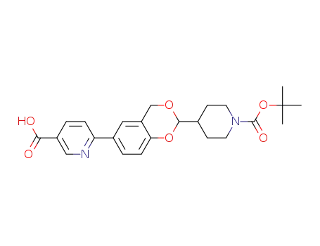 6-{2-[1-(tert-butoxycarbonyl)piperidin-4-yl]-4H-1,3-benzodioxin-6-yl} nicotinic acid