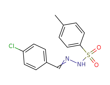 Molecular Structure of 19350-69-7 (Benzenesulfonic acid,4-methyl-, 2-[(4-chlorophenyl)methylene]hydrazide)