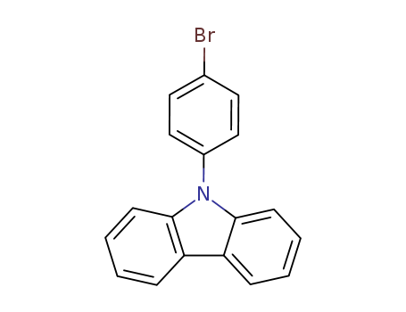 57102-42-8,(9-(4-BROMOPHENYL))-9H-CARBAZOLE,Carbazole,9-(p-bromophenyl)- (6CI);1-(9-N-Carbazolyl)-4-bromobenzene;1-Bromo-4-(carbazol-9-yl)benzene;9-(4-Bromophenyl)-9H-carbazole;N-(4-Bromophenyl)-9H-carbazole;N-(4-Bromophenyl)carbazole;