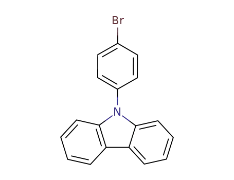 Molecular Structure of 57102-42-8 ((9-(4-BROMOPHENYL))-9H-CARBAZOLE)