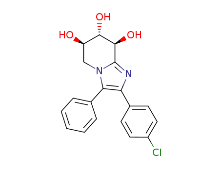 (6R,7S,8S)-2-(4-chlorophenyl)-3-phenyl-5,6,7,8-tetrahydroimidazo[1,2-a]pyridine-6,7,8-triol