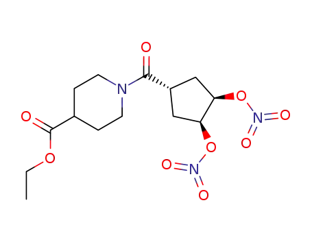 ethyl1-{[(1s,3R,4S)-3,4-bis(nitrooxy)cyclopentyl]carbonyl}piperidine-4-carboxylate