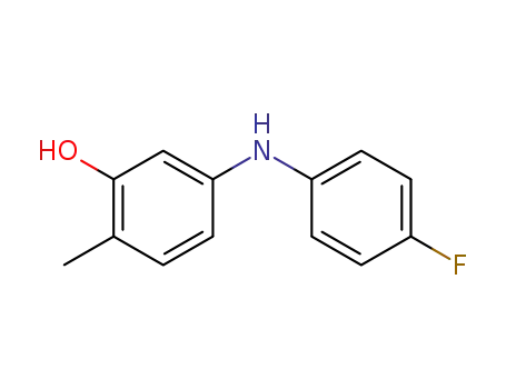 3-[(4-fluorophenyl)amino]-6-methylphenol