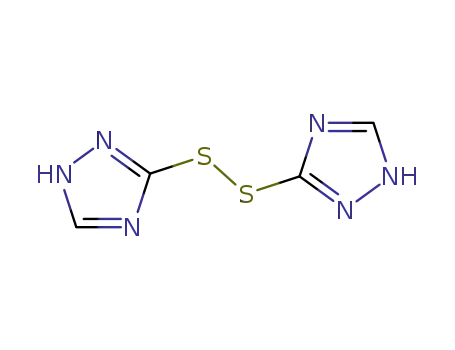 Molecular Structure of 14804-01-4 (3,3'-dithiobis(1H-1,2,4-triazole))