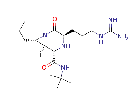 (3R,5S,6S,7S)-N-tert-butyl-3-(3-guanidinopropyl)-7-isobutyl-2-oxo-1,4-diazabicyclo[4.1.0]heptane-5-carboxamide