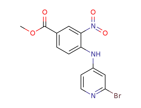 4-(2-bromo-pyridin-4-ylamino)-3-nitro-benzoic acid methyl ester