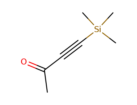 Molecular Structure of 5930-98-3 (4-(Trimethylsilyl)-3-butyn-2-one)