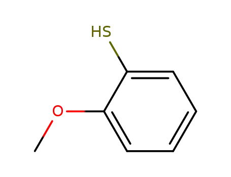 Molecular Structure of 7217-59-6 (2-METHOXYBENZENETHIOL)