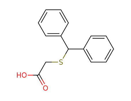 2-[diphenyl methyl-thio]-acetic acid