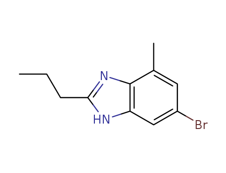 1H-Benzimidazole, 6-bromo-4-methyl-2-propyl-