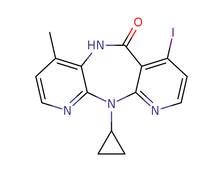 11-cyclopropyl-7-iodo-4-methyl-5H-dipyrido[3,2-b:2',3'-e][1,4]diazepin-6(11H)-one