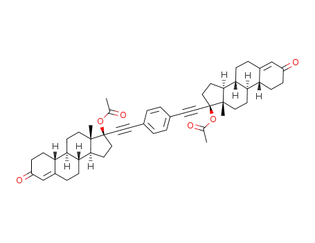 1,4-bis(19-nor-17α-ethynyltestosterone-17β-acetate)benzene