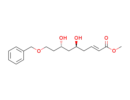 methyl (5SR,7SR,E)-9-(benzyloxy)-5,7-dihydroxynon-2-enoate