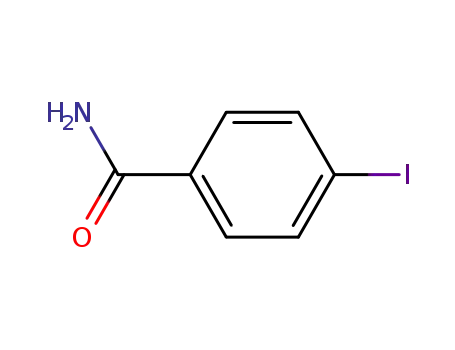 Molecular Structure of 3956-07-8 (4-IODOBENZAMIDE)