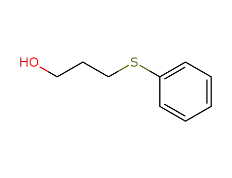 Molecular Structure of 24536-40-1 (3-(PHENYLTHIO)PROPANOL)