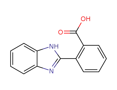 Molecular Structure of 16529-06-9 (2-(1H-BENZIMIDAZOL-2-YL) BENZOIC ACID)